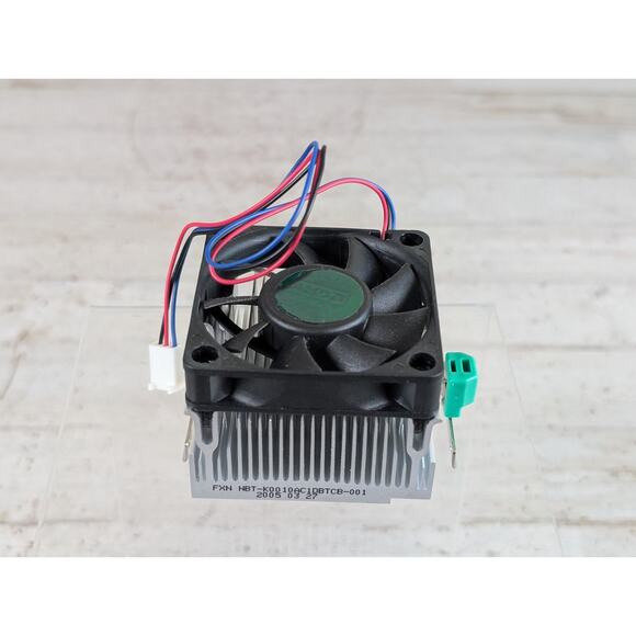 Foxconn AMD Socket A (462) CPU Heatsink Cooler Fan NBT-K0010AC1DBTCB-001 3-Pin - Picture 1 of 7